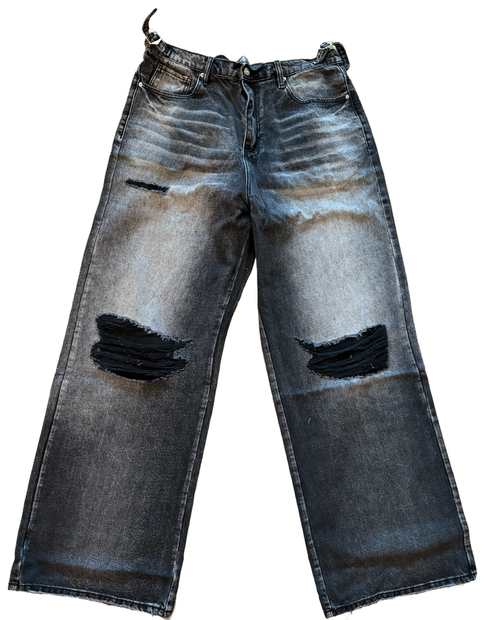 Happy Memories Don't Die HMDD 'Black' Baggy H-Star Jeans