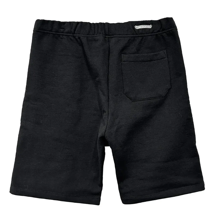 Chrome Hearts 'Triple Cross' Embroidered Black Sweat Shorts