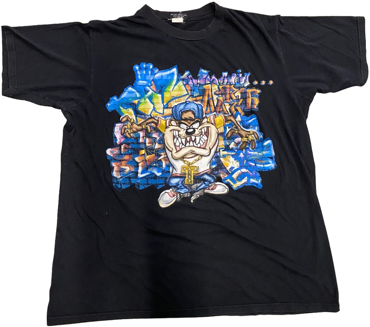 Looney Tunes 'Taz T Chain' Vintage Tee