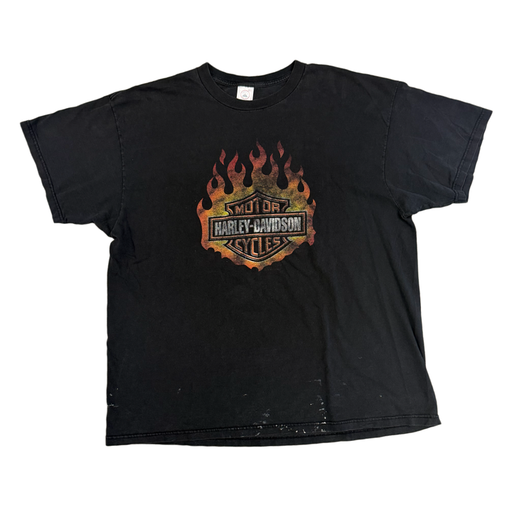Harley Davidson 'Faded Flame' Vintage Tee