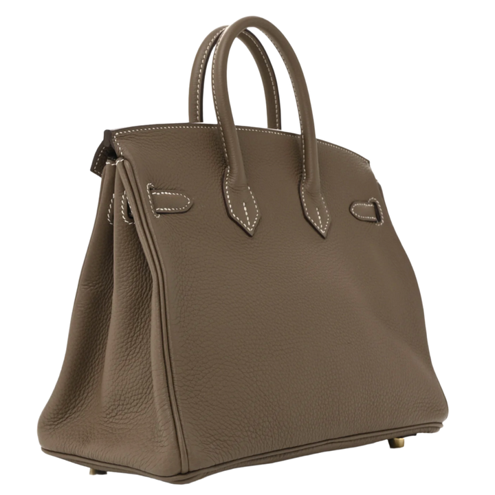 Hermès 'Etoupe' Togo Birkin 25 Bag