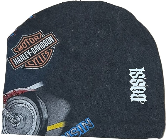 Bossi Uke's' Rhinestone Vintage Beanie