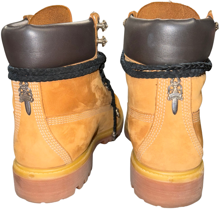 Chrome Heart x Timberland 'Dagger Heel' Wheat Boots