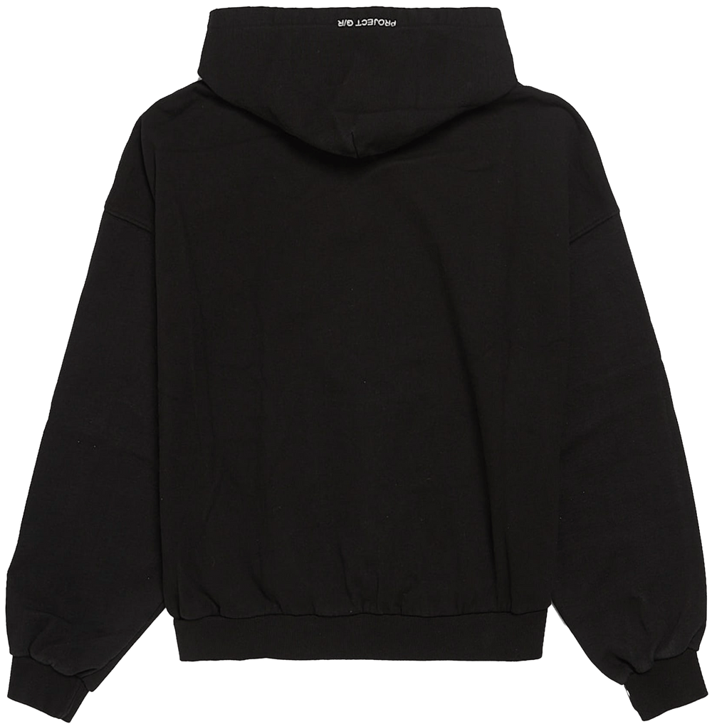 Project G/R 'White Sex' Black Hoodie