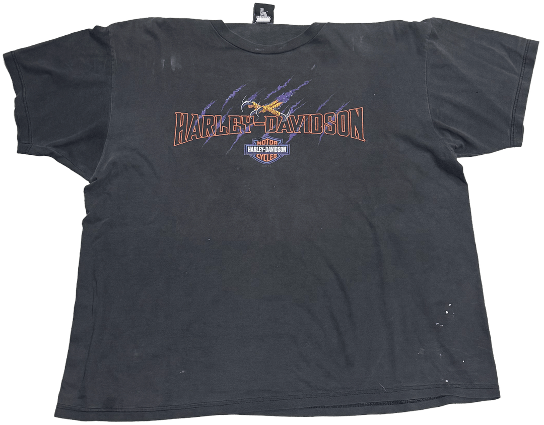 Harley Davidson 'Tripp's Amarillo TX' Black Vintage Tee