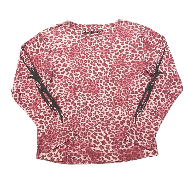 Chew Forever 'Pink Leopard' Thermal Longsleeve