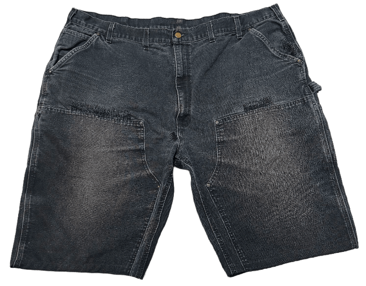 Carhartt Double Knee Thrashed Carpenter Jean Shorts Navy