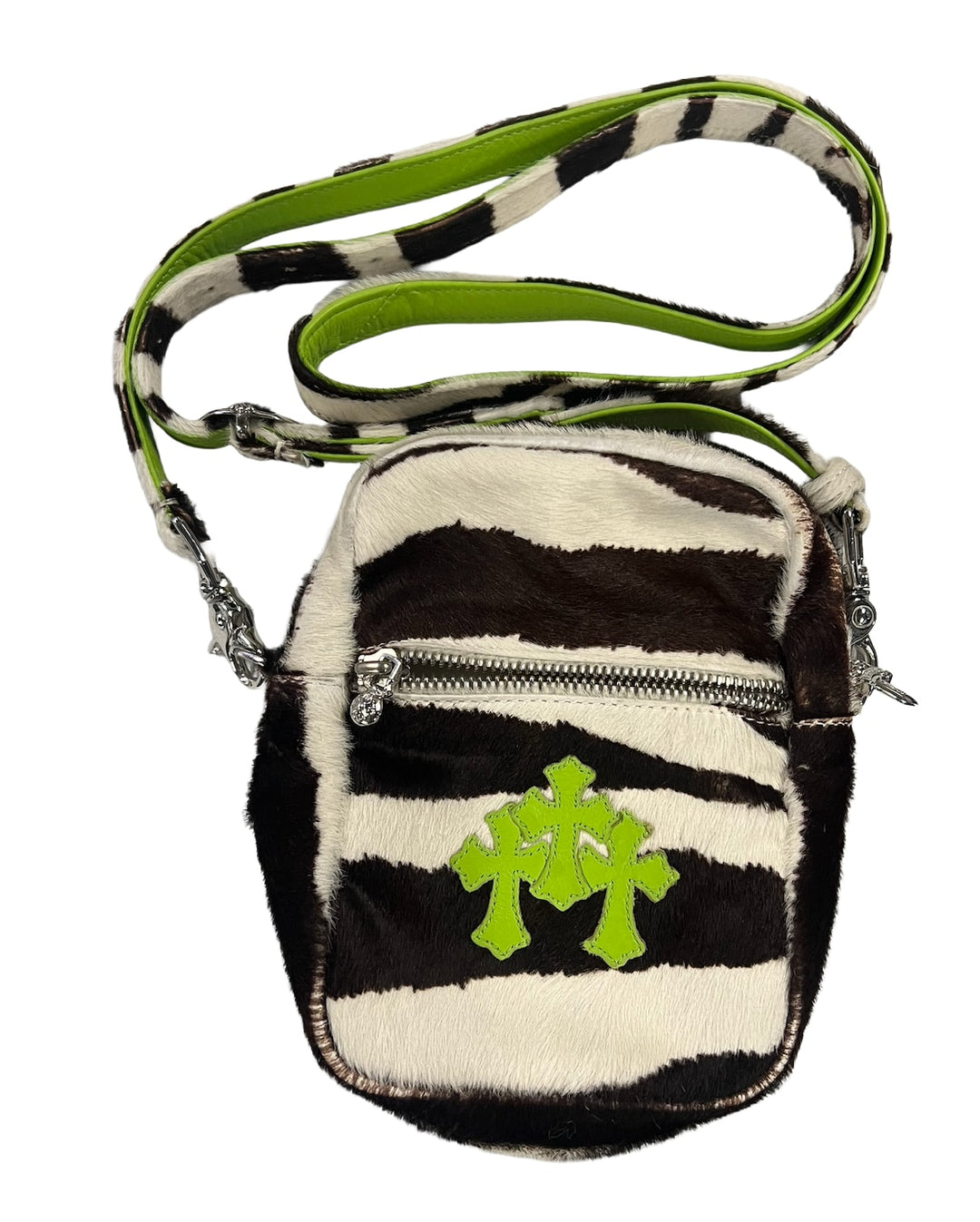Chrome Hearts 'Neon Zebra' Mini Taka Bag