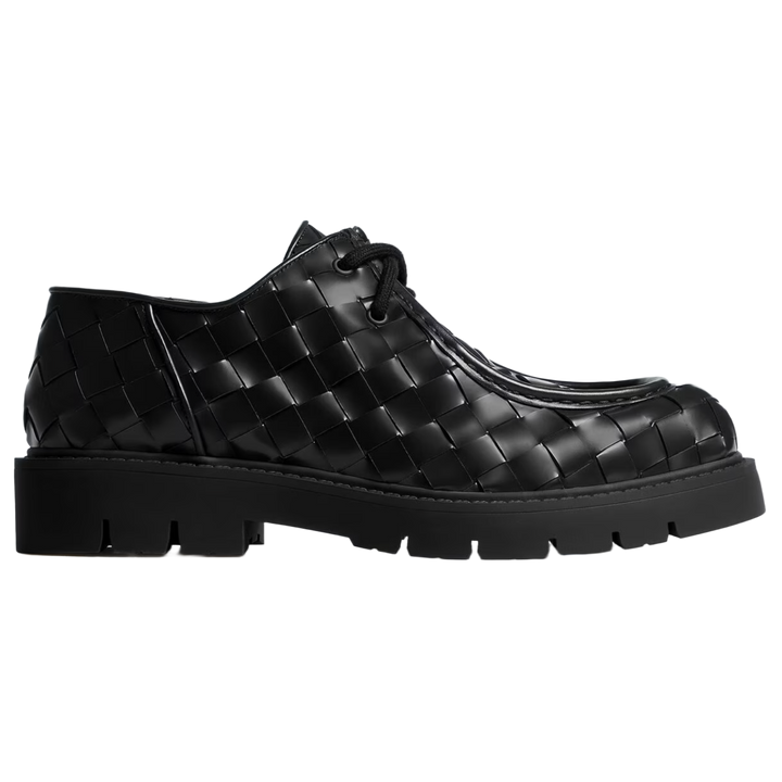 Bottega Veneta 'Black' Haddock Lace-Up Shoe