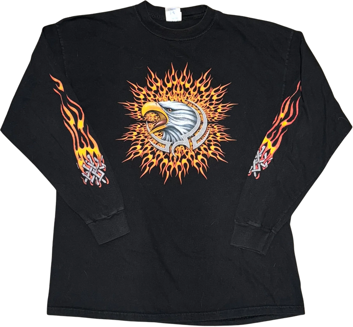 Harley Davidson 'Laughlin' Black Longsleeve Tee