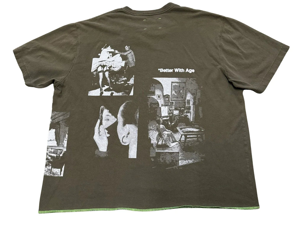 *Better With Age 'Gallery' Vintage Carhartt Olive Green Cropped Tee