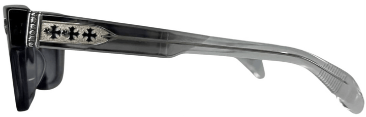 Chrome Hearts 'Dick Fitzener' Black Transparent Sunglasses