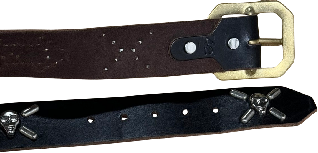 Studded 'Red Snake' Harley Davidson Belt