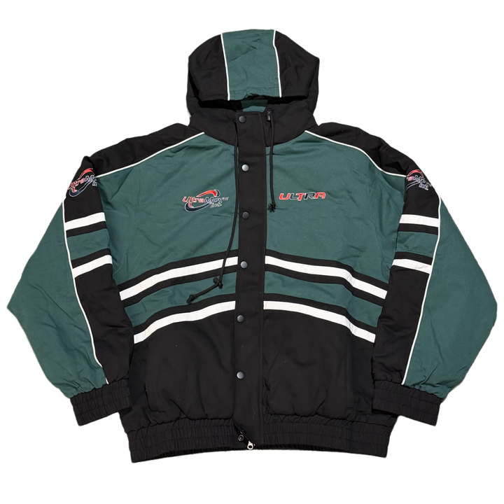 Ultra Wrld 'Move Intl' Green Puffer Jacket