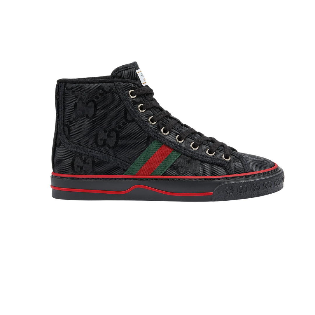 Gucci 'Black' 1977 Leather High Top Sneakers