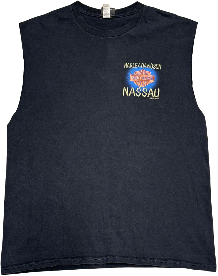 Harley Davidson 'Nassau' Vintage Cutoff Tee