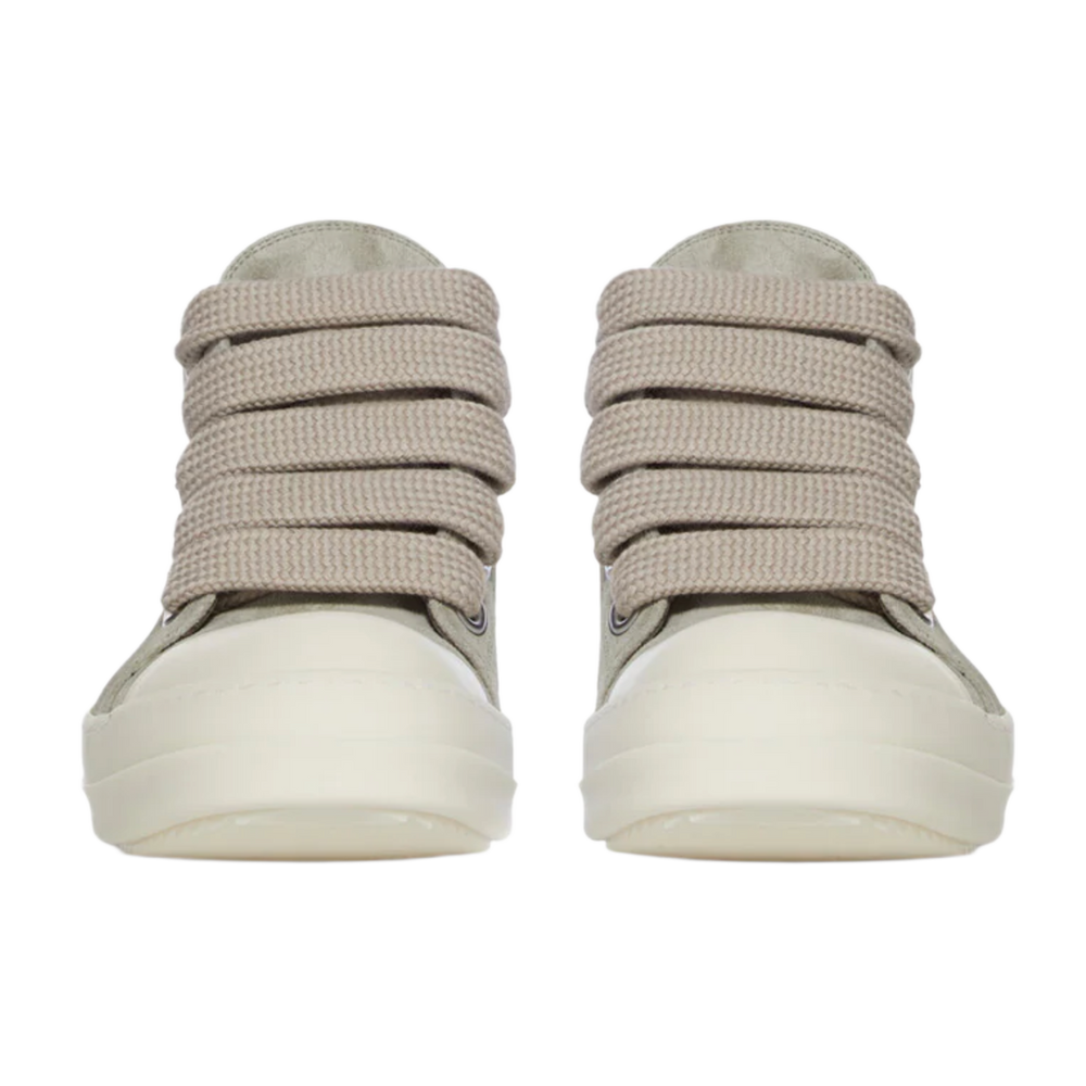 Rick Owens 'Dark Pearl' Suede Jumbo Lace Sneakers