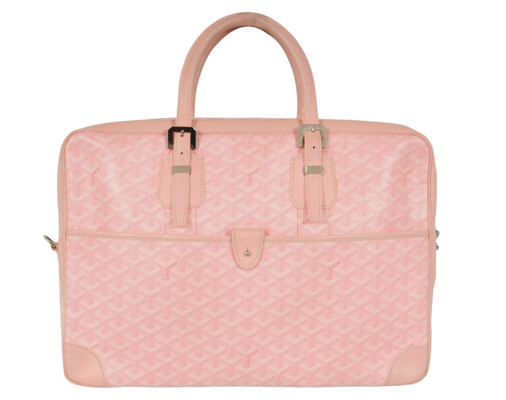 Goyard 'Pink' Ambassade MM Briefcase